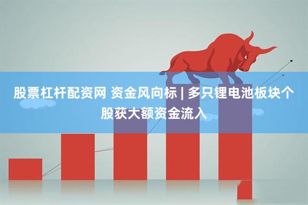 股票杠杆配资网 资金风向标 | 多只锂电池板块个股获大额资金流入